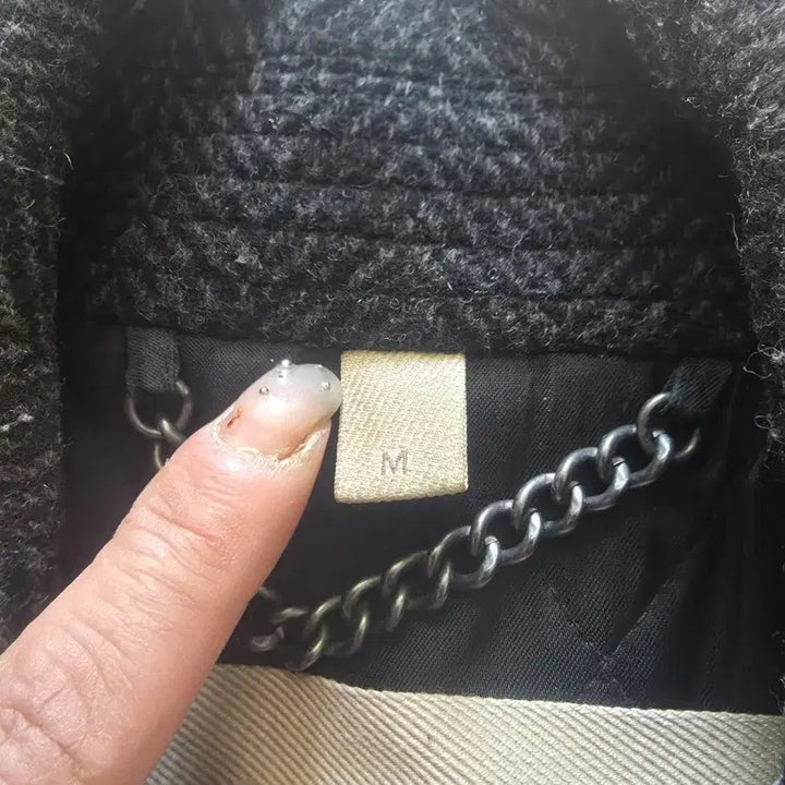 [BUNJANG] Burberry Brit Herringbone Double Coat / 버버리 브릿 헤링본 더블 코트정품
