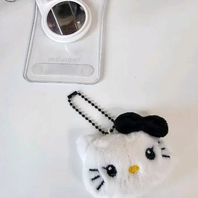 [BUNJANG] Sanrio Black Kitty Face Mini Doll Keychain / (바로배송) 수입 산리오 블랙 키티 얼굴 미니 인형 키링
