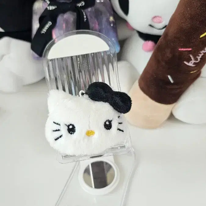 [BUNJANG] Sanrio Black Kitty Face Mini Doll Keychain / (바로배송) 수입 산리오 블랙 키티 얼굴 미니 인형 키링