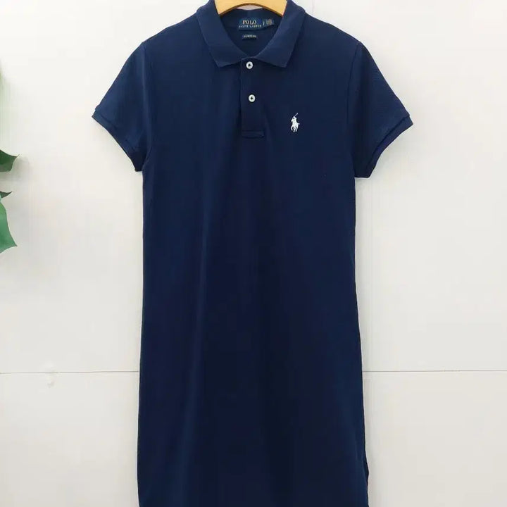 [BUNJANG] Polo Ralph Lauren Navy Short Sleeve Polo Dress / 폴로 랄프로렌 반팔 카라원피스 네이비 55