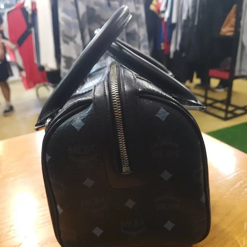 [BUNJANG] MCM Mini Boston Bag Tote Bag / MCM 블랙 미니 보스턴백 토트백