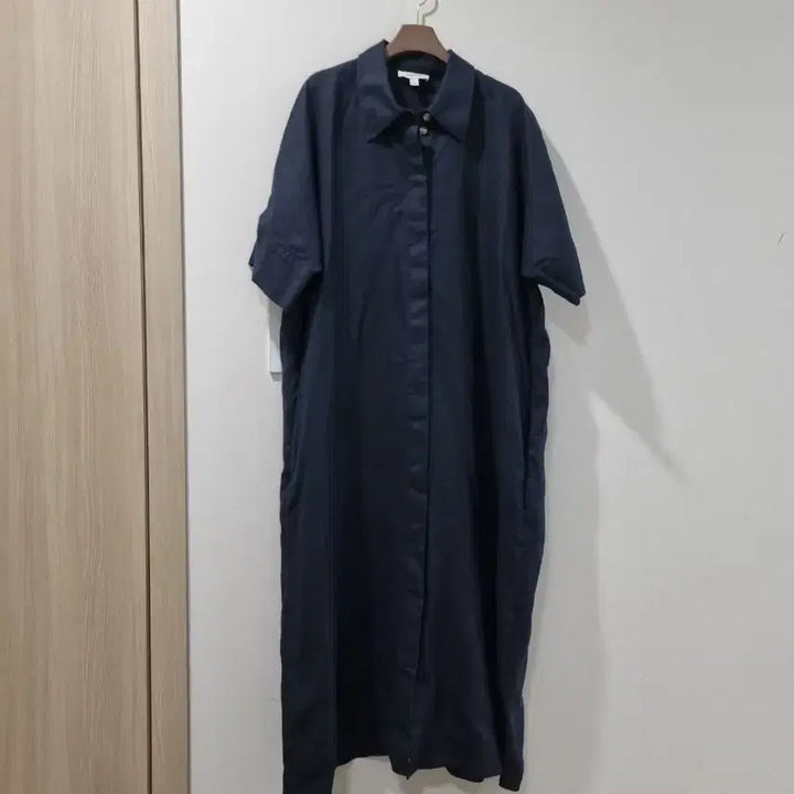[SOLD OUT] COS 코스 네이비 린넨 셔츠 원피스