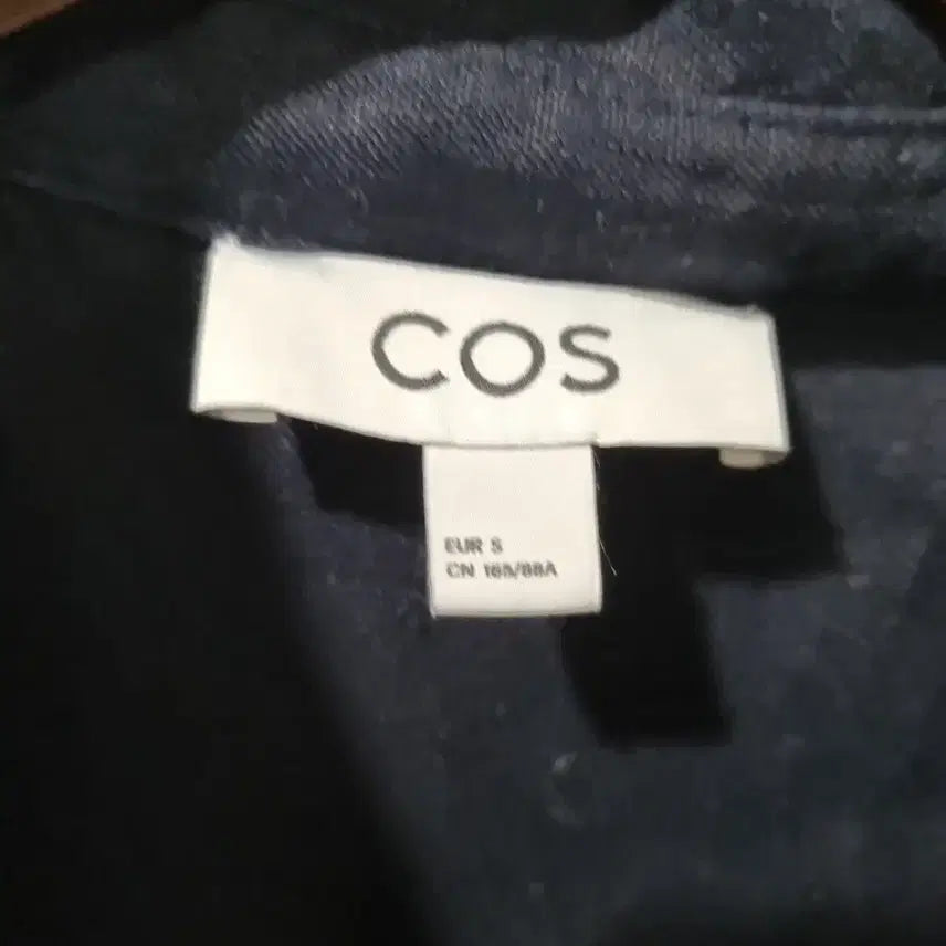 [SOLD OUT] COS 코스 네이비 린넨 셔츠 원피스