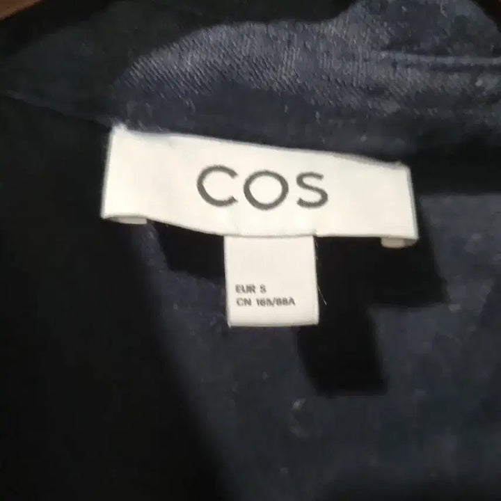 [SOLD OUT] COS 코스 네이비 린넨 셔츠 원피스