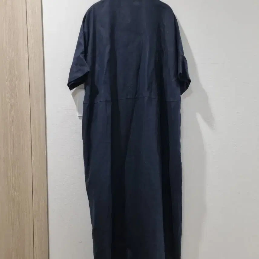 [SOLD OUT] COS 코스 네이비 린넨 셔츠 원피스