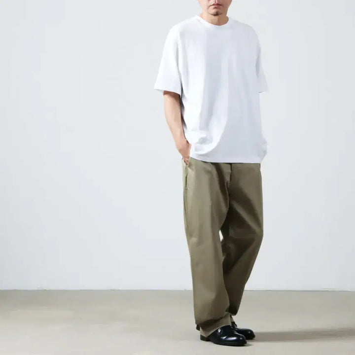 [BUNJANG] Comoli Cotton Chino Over Pants / 코모리 코츤 치노 오버팬츠