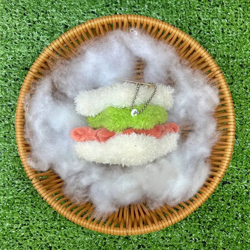 [BUNJANG] Sandwich Plush Keychain / 샌드위치 인형 키링