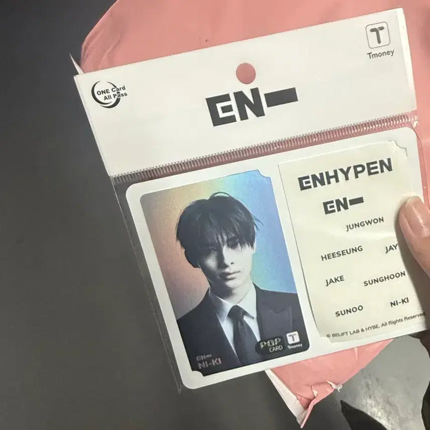 [BUNJANG] ENHYPEN T-money Transportation Card / 엔하이픈 enhypen 티머니 교통카드 양도