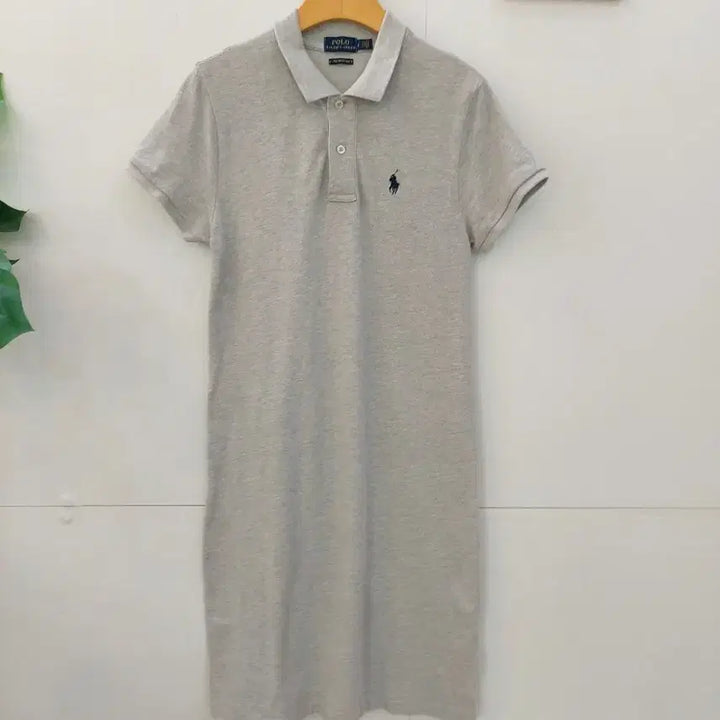 [BUNJANG] Polo Ralph Lauren Gray Collar Dress / 폴로 랄프로렌 카라 원피스 회색 55