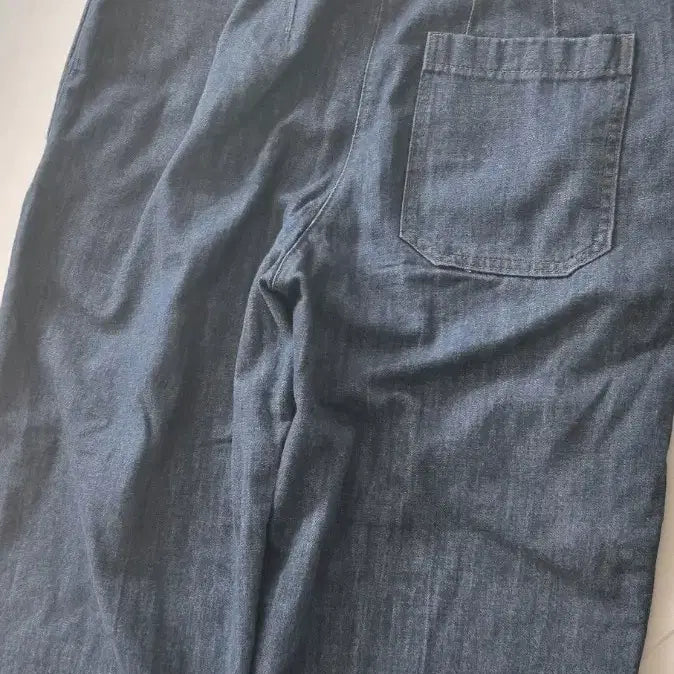 [SOLD OUT] 데님 와이드 큐롯 팬츠