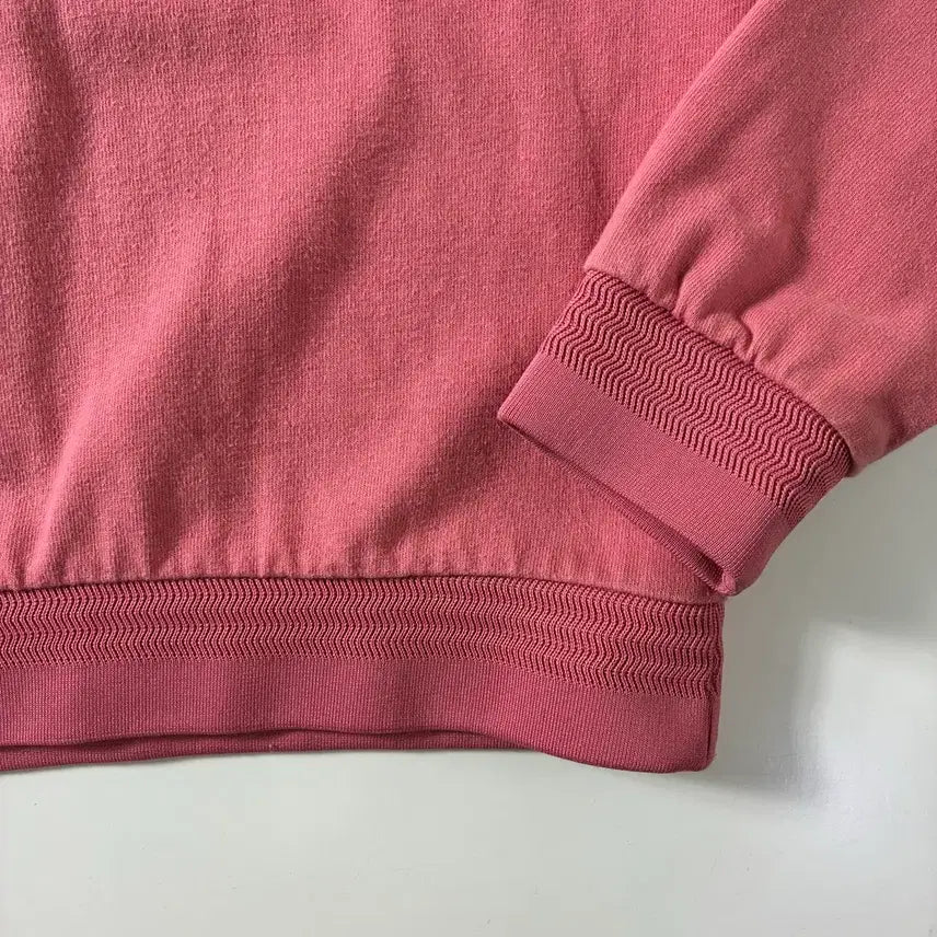 [BUNJANG] Solid Homme Cotton Pigment Pink Sweatshirt / Solid homme  솔리드 옴므 코튼 피그먼트 핑크 맨투맨
