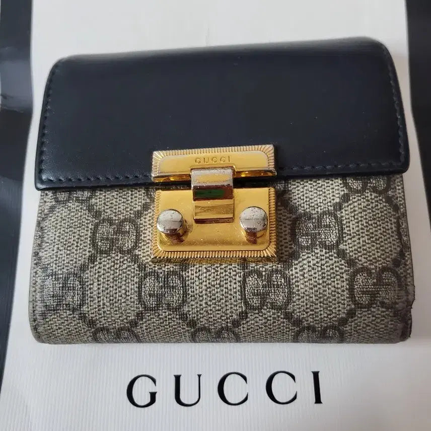 [BUNJANG] Gucci GG Pattern Bi-fold Wallet / 구찌 GG패턴 반지갑