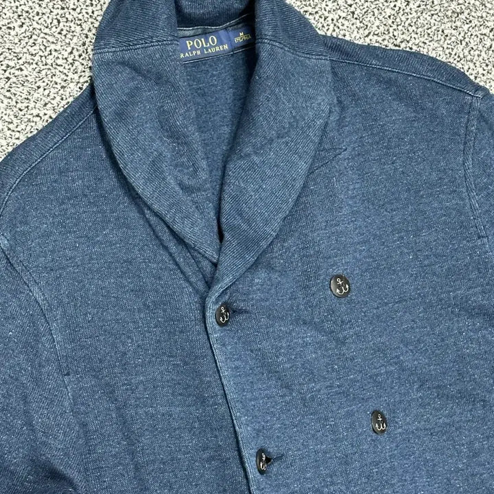 [BUNJANG] Polo Shawl Collar Cardigan Knit / [ 폴로 ] 정품 / 남성95/100 / 숄카라 가디건 니트
