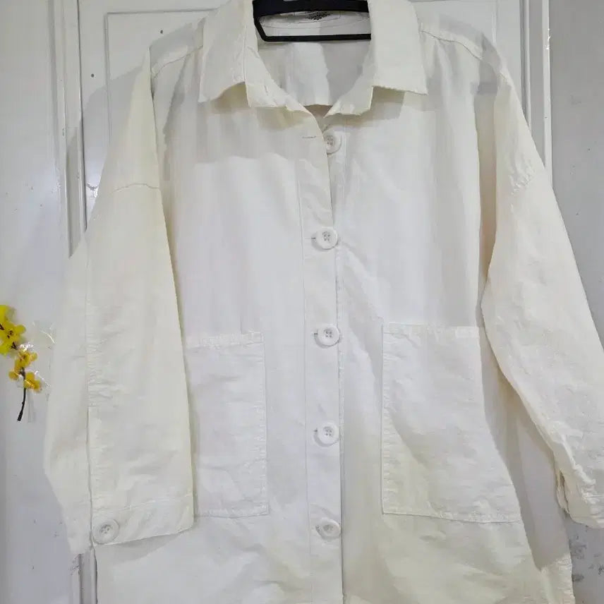 [BUNJANG] Summer Spring Premium Crinkle Cotton Jacket / 봄 여름  고급스런  바스락 면  자켓  가슴단면63