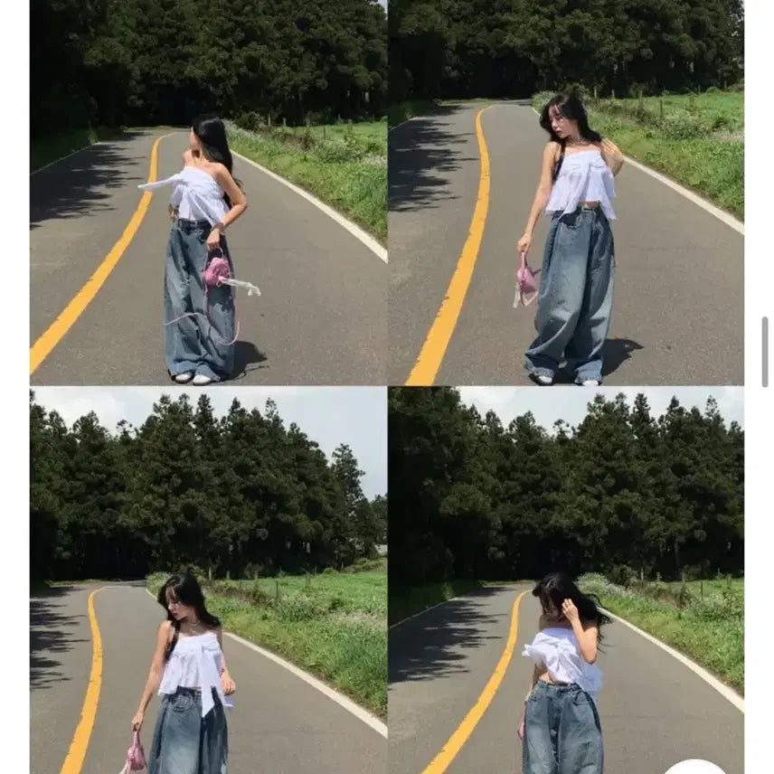 [BUNJANG] OOTJ Wide Denim Pants / OOTJ 와이드 데님 팬츠