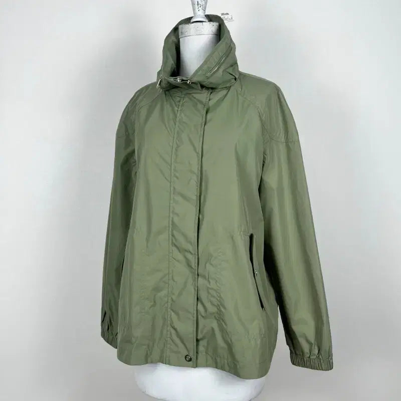[BUNJANG] Massimo Dutti Khaki Windbreaker Jacket / 마시모두띠/상태굿 카키 바람막이 자켓 점퍼 M L/라덴