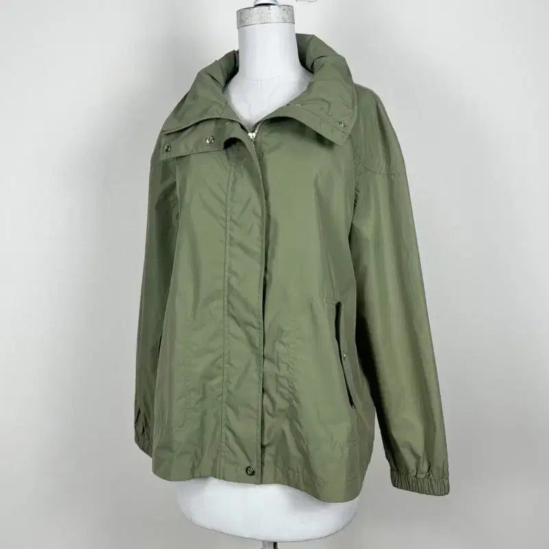 [BUNJANG] Massimo Dutti Khaki Windbreaker Jacket / 마시모두띠/상태굿 카키 바람막이 자켓 점퍼 M L/라덴