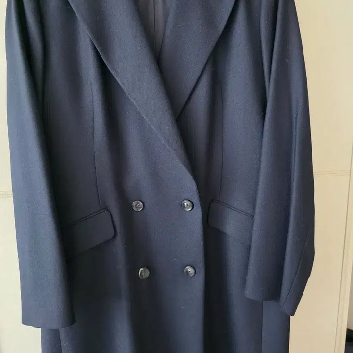 [BUNJANG] Massimo Dutti Navy Double Coat / 마시모두띠  네이비 더블 코트