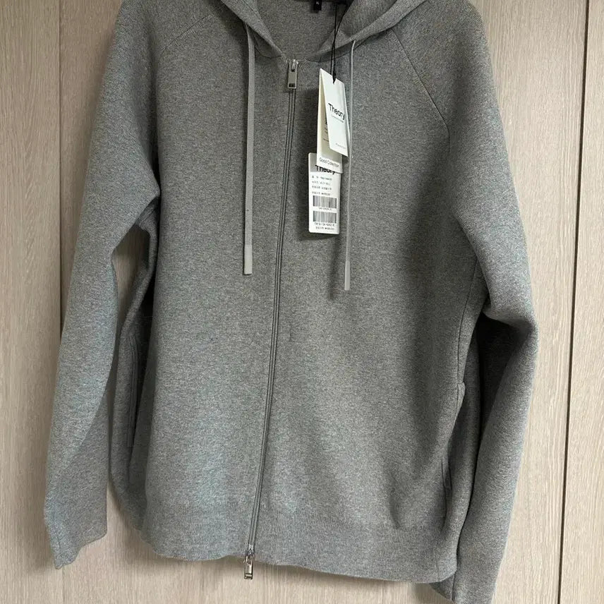 [SOLD OUT] 띠어리 26ss 자고니트집업 그레이 xl 새제품