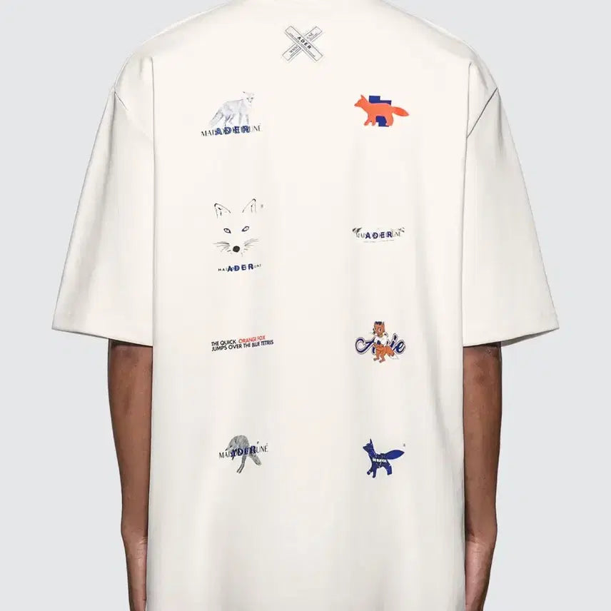 [SOLD OUT] ADERERROR 아더에러 x 메종키츠네 콜라보 티셔츠 [A2]