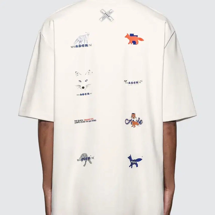 [SOLD OUT] ADERERROR 아더에러 x 메종키츠네 콜라보 티셔츠 [A2]