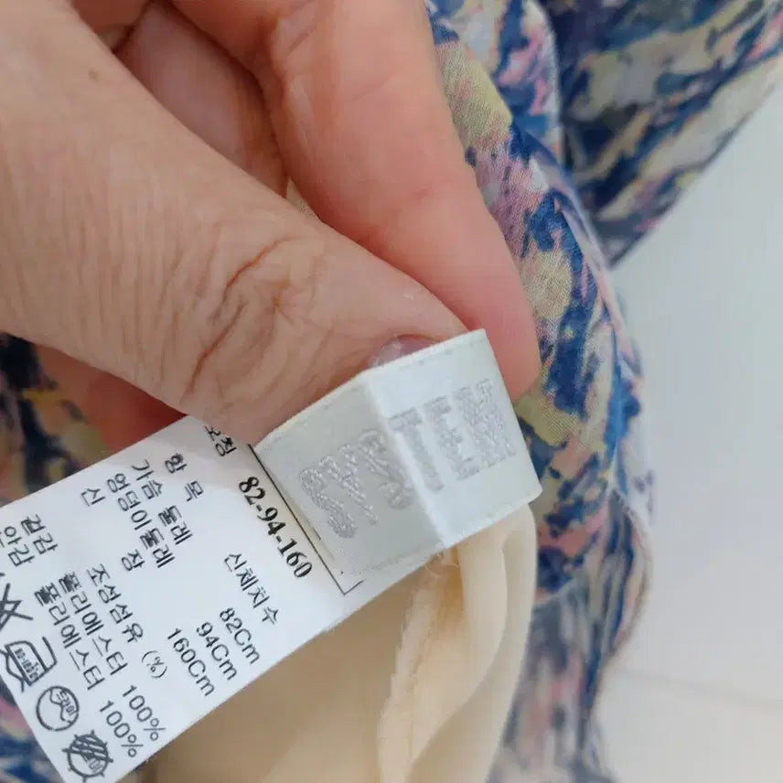 [BUNJANG] System Floral Pattern Chiffon Mini Dress / 시스템 플라워 패턴 쉬폰 미니 원피스 55