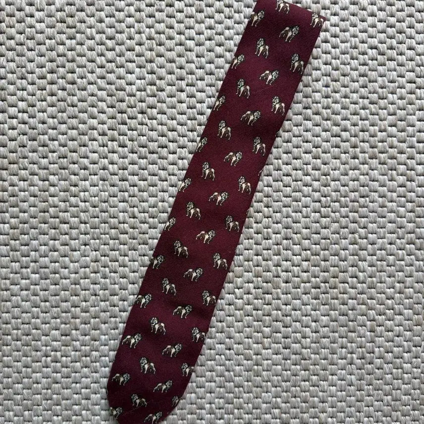 [BUNJANG] Polo Bulldog Wool Knit Tie / 폴로 불독 울 니트 타이 팝니다