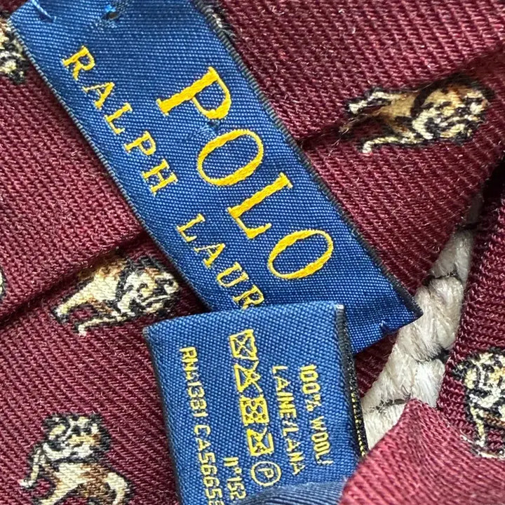 [BUNJANG] Polo Bulldog Wool Knit Tie / 폴로 불독 울 니트 타이 팝니다