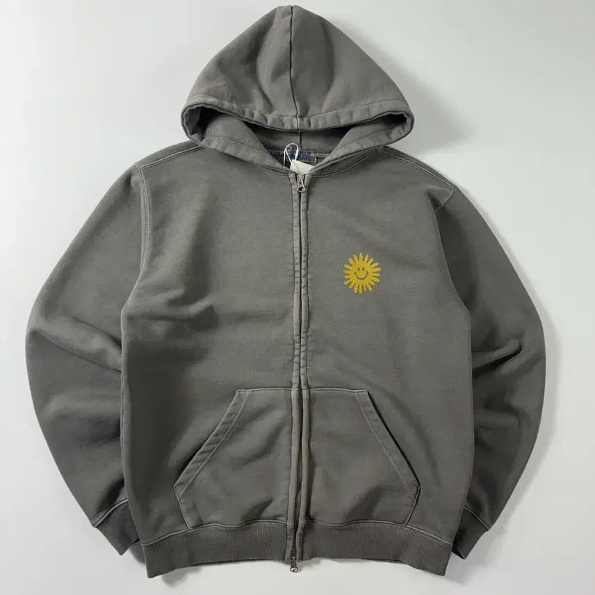 [BUNJANG] Big Wave Collective Peace Again Graphic Hoodie Zip-up / Big wave  빅웨이브 컬렉티브 피스 어게인 그래픽 후드집업