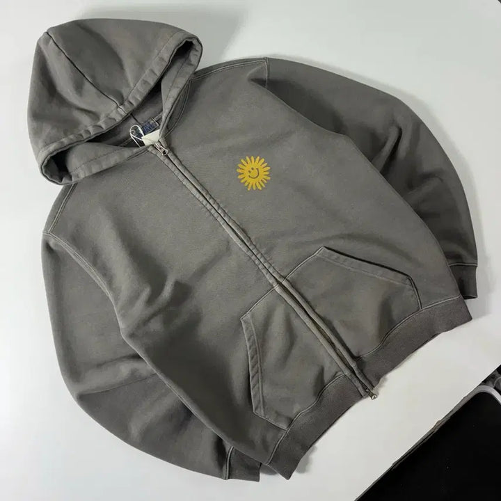 [BUNJANG] Big Wave Collective Peace Again Graphic Hoodie Zip-up / Big wave  빅웨이브 컬렉티브 피스 어게인 그래픽 후드집업