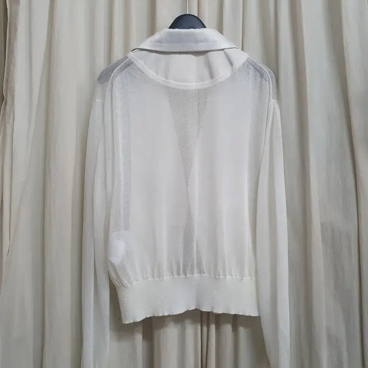 [SOLD OUT] 화이트 시스루 블레이저 자켓