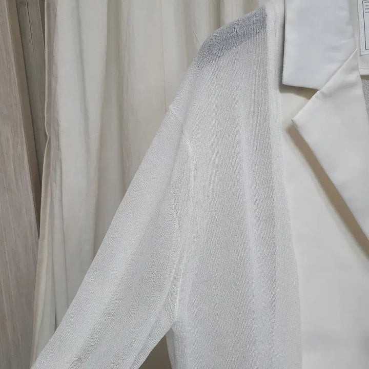 [SOLD OUT] 화이트 시스루 블레이저 자켓