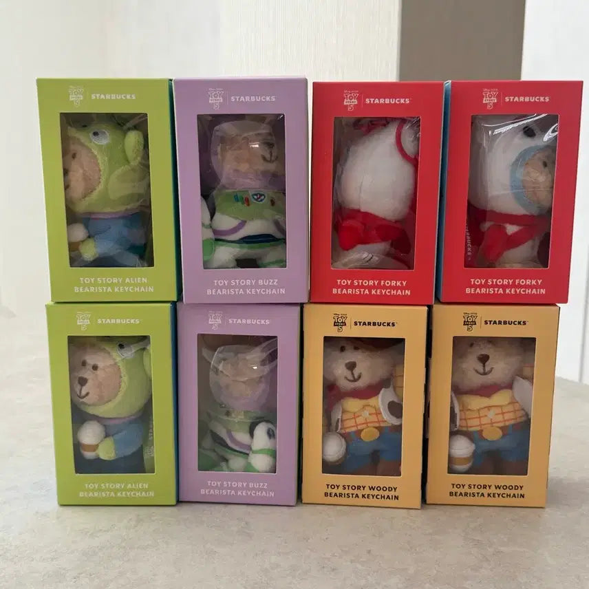 [SOLD OUT] 스타벅스 토이스토리 키링 4종 세트