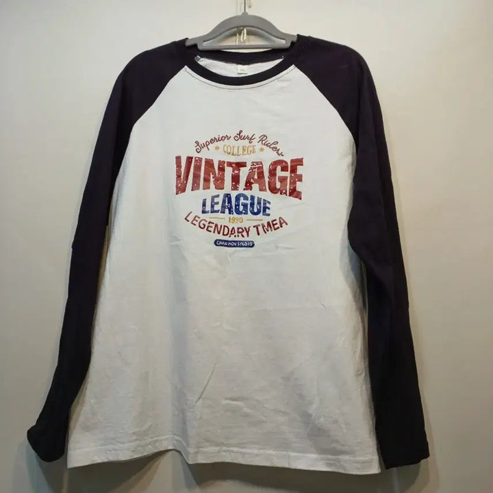 [BUNJANG] Vintage League Long Sleeve T-Shirt / 빈티지 리그 티셔츠 XXL봄가을 64145