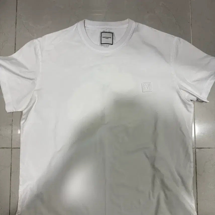 [BUNJANG] Wooyoungmi Flower White T-shirt / [당일출고,46사이즈] 우영미 플라워 화이트 반팔