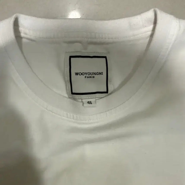 [BUNJANG] Wooyoungmi Flower White T-shirt / [당일출고,46사이즈] 우영미 플라워 화이트 반팔