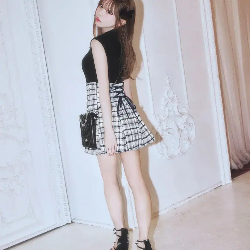 [BUNJANG] Michel Macaron Satin Bejeweled Ribbon Platform Sandals / 미셸마카롱 새틴 비쥬 리본 통굽 샌들