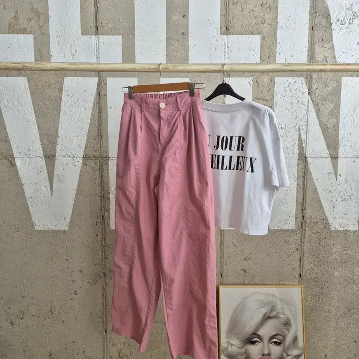 [BUNJANG] Basseulak Wide Two-Tuck Pants / 바스락 와이드 팬츠 투핀턱 바지