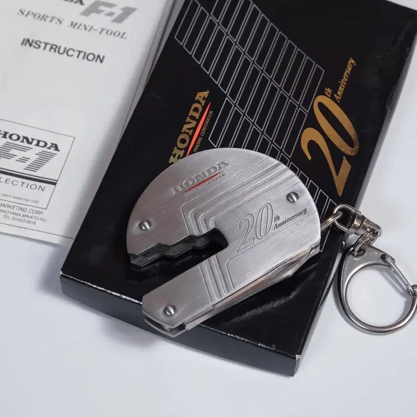 [BUNJANG] Honda F1 20th Anniversary Sports Tool Keyring / 혼다 F1 컬렉션 20주년 맥가이버 키링