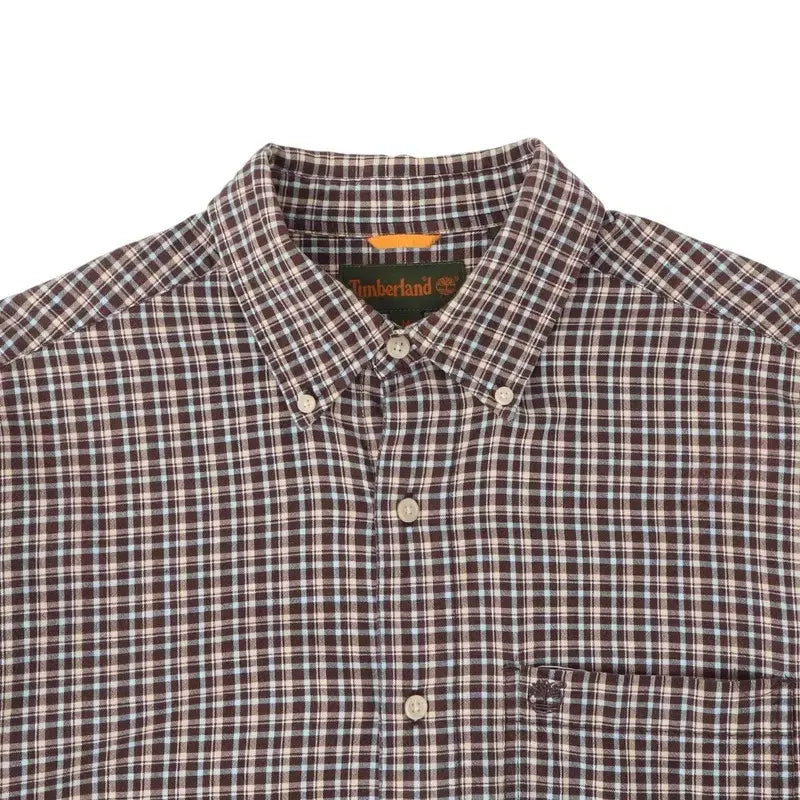 [BUNJANG] Timberland Check Work Shirt / 빈티지 팀버랜드 포켓 체크 워크셔츠