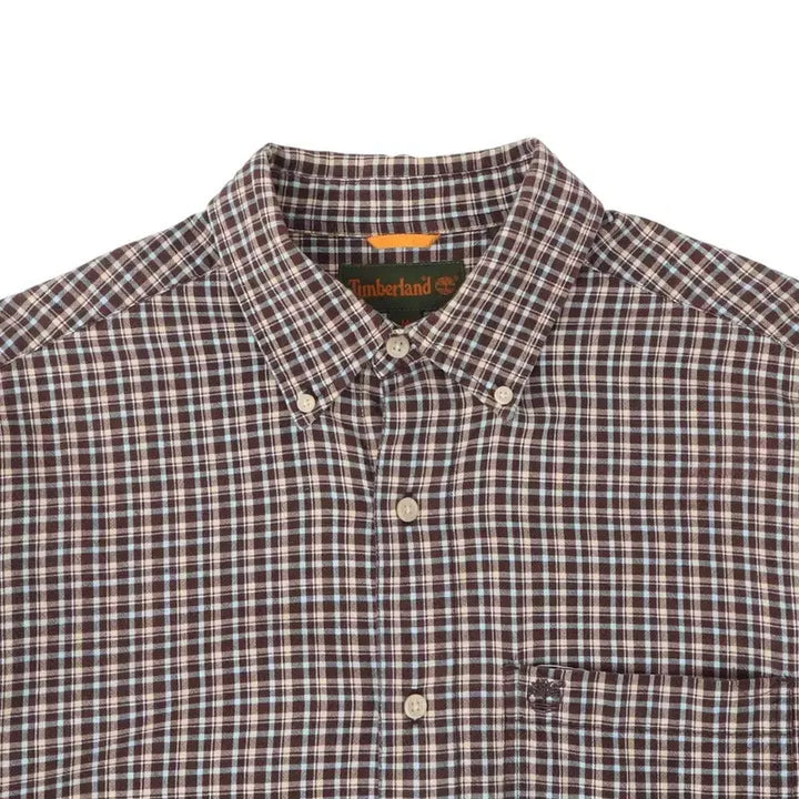 [BUNJANG] Timberland Check Work Shirt / 빈티지 팀버랜드 포켓 체크 워크셔츠