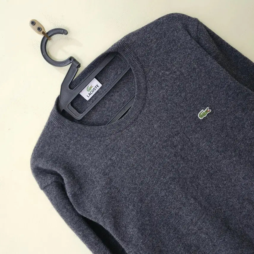 [BUNJANG] Lacoste Wool Knit Sweater / [ 4 (95~100) ] 라코스테 니트