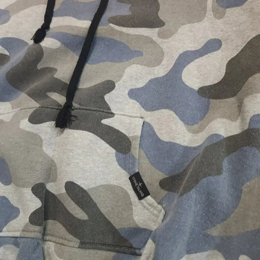 [BUNJANG] Stone Island Camo Hoodie / 스톤아일랜드 카모 후드티
