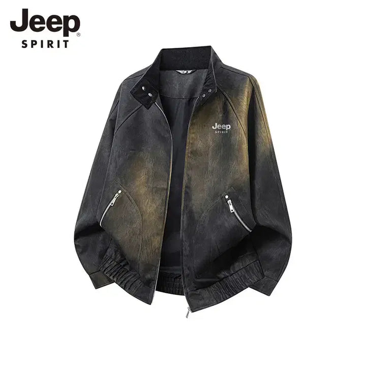 [SOLD OUT] JEEP SPIRIT 남성 블루종 자켓 봄 가을 캐주얼 집업 점퍼