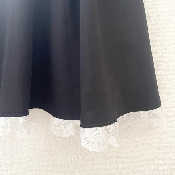 [BUNJANG] Logita Lace Collar Short Sleeve Dress / 로지타 레이스 카라 반팔 원피스 일브 양지뢰 양산형 지뢰계 섭컬 서브컬쳐