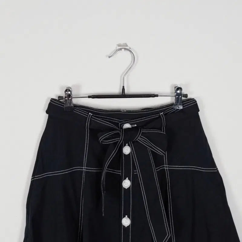 [SOLD OUT] 폴로 랄프로렌/리본 단추 롱 치마 스커트 여4 S/라덴