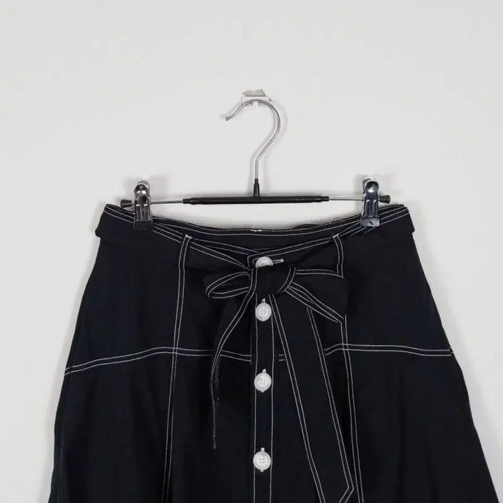 [SOLD OUT] 폴로 랄프로렌/리본 단추 롱 치마 스커트 여4 S/라덴