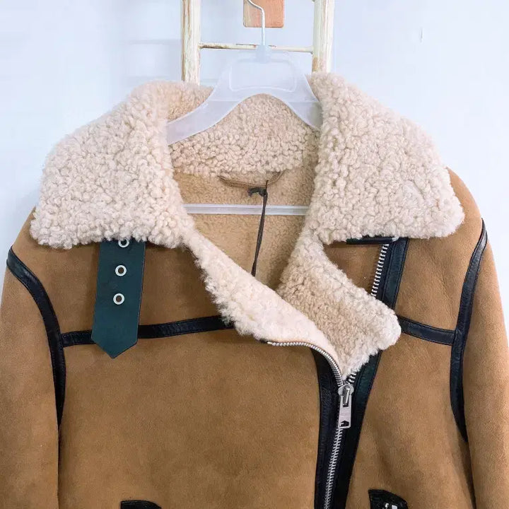 [BUNJANG] ALLSAINTS Sheepskin Shearling Belted Mouton / 몽빈티지(새옷)(M)ALLSAINTS올세인츠여자양가죽뽀글이무스탕