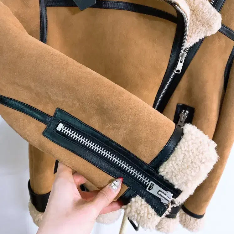 [BUNJANG] ALLSAINTS Sheepskin Shearling Belted Mouton / 몽빈티지(새옷)(M)ALLSAINTS올세인츠여자양가죽뽀글이무스탕