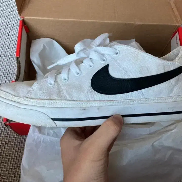[BUNJANG] Nike Court Legacy Sneakers / [풀구성/250] 나이키 코트레거시 스니커즈